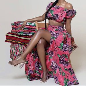 Brand New African dress in skirt and blouse